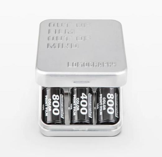 Lomography Metal Film Case for 135 & 120 Film - Durable Storage Solution for Photographers & Film Enthusiasts - Perfect for Travel, Studio & Darkroom Use
