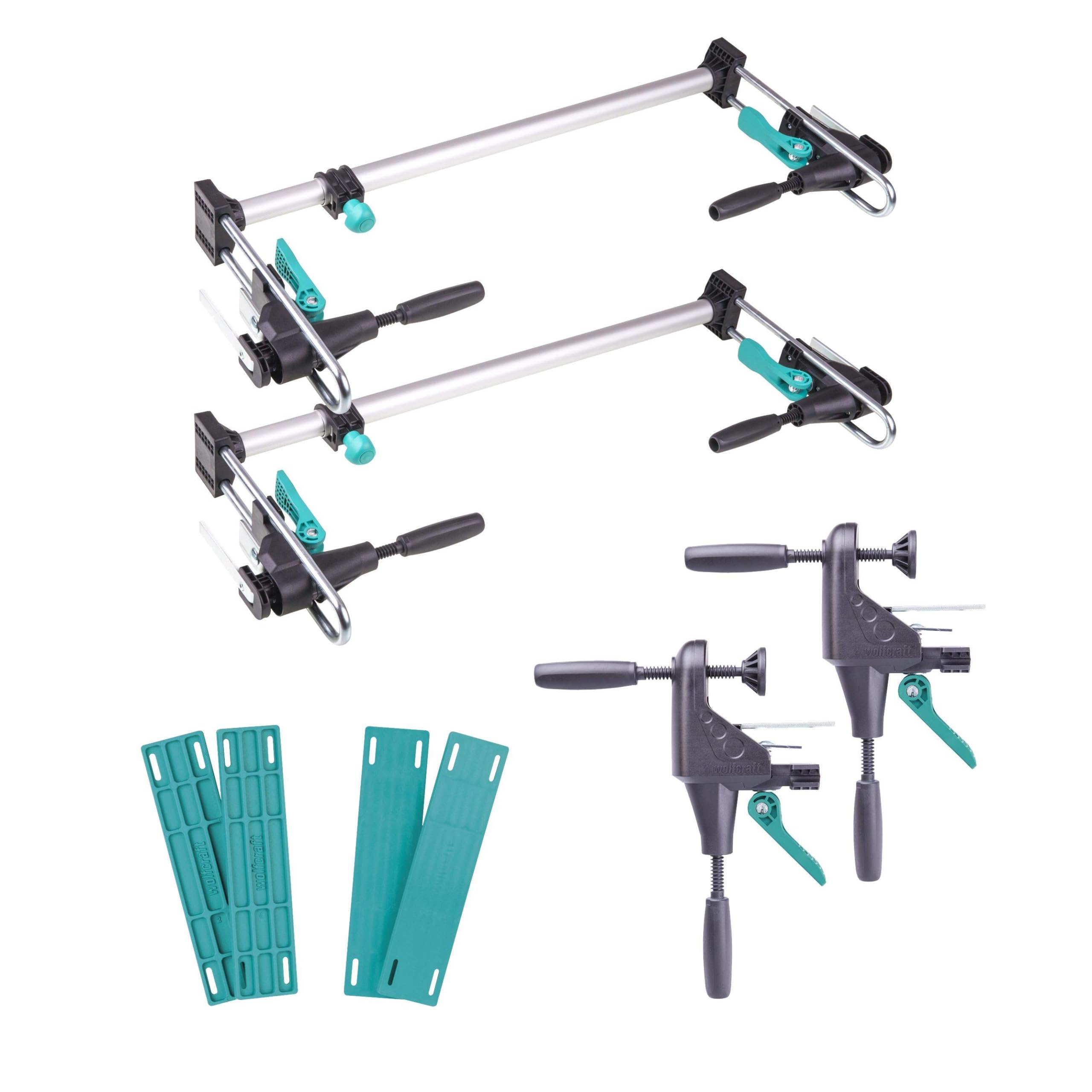 Wolfcraft 3676000 Pro Door Frame Assembly Set - Heavy Duty Steel Construction for Secure Installation | Perfect for Home Renovation & DIY Projects