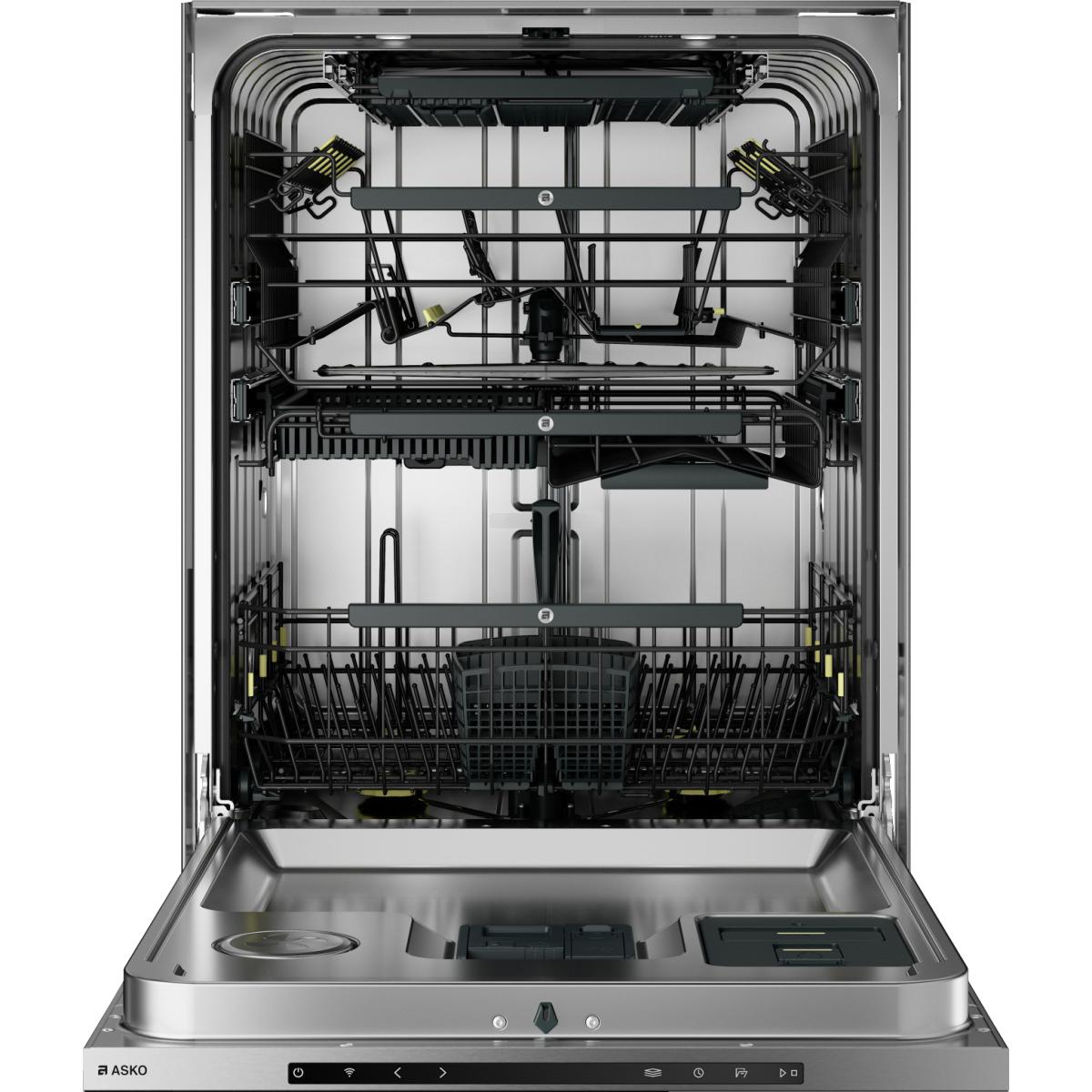 Asko 24 Inch Built-In Dishwasher with Turbo Combi Drying™ - Stainless Steel (DBI786IXXLSSOF.U) | Energy Efficient & Ultra Quiet for Modern Kitchens