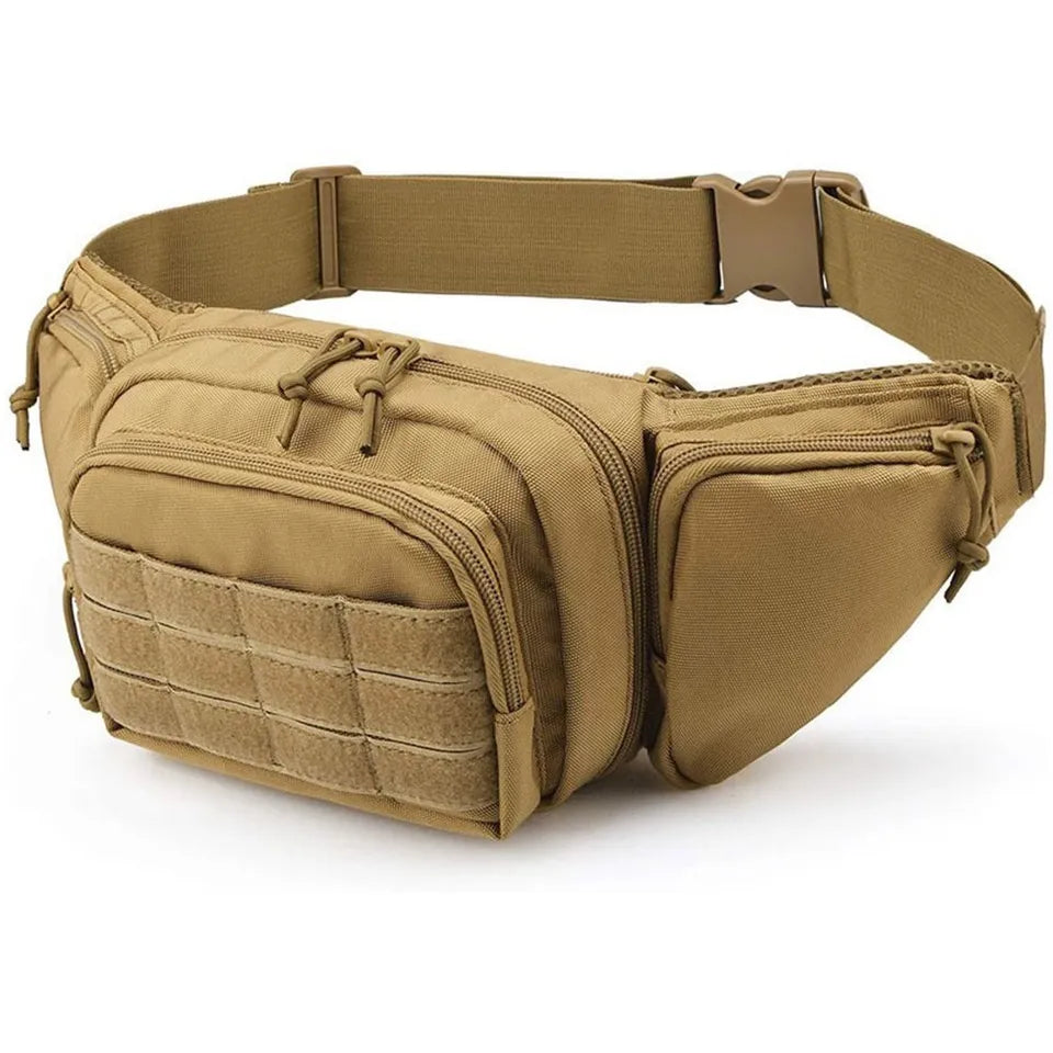 Tactical Waist Pack for Concealed Carry - Durable Fanny Pack Holster with Multiple Pockets - Perfect for Outdoor Activities, Hiking, Travel and Everyday Use