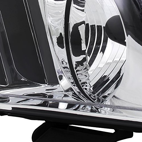 Spec-D Tuning Chrome Clear Headlights for Ford Mustang GT/Base/Shelby - LH-MST05-RS | High-Performance LED Headlights for Night Driving & Car Customization