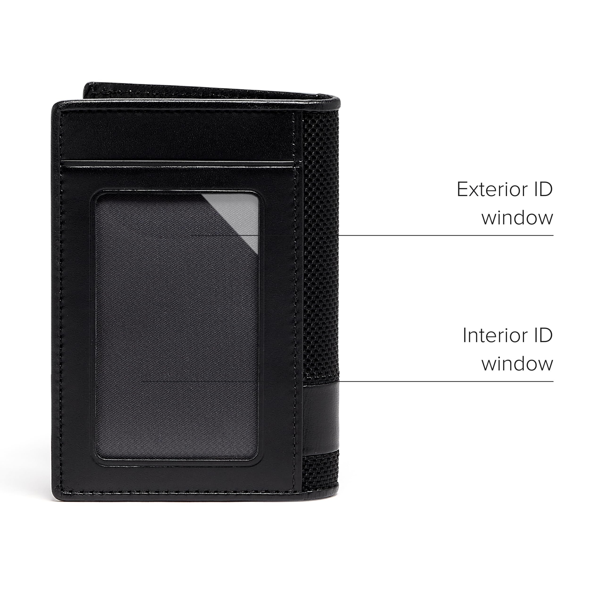 TUMI Men's Slim Leather Wallet - RFID Blocking Bifold Credit Card Holder for Travel & Everyday Use