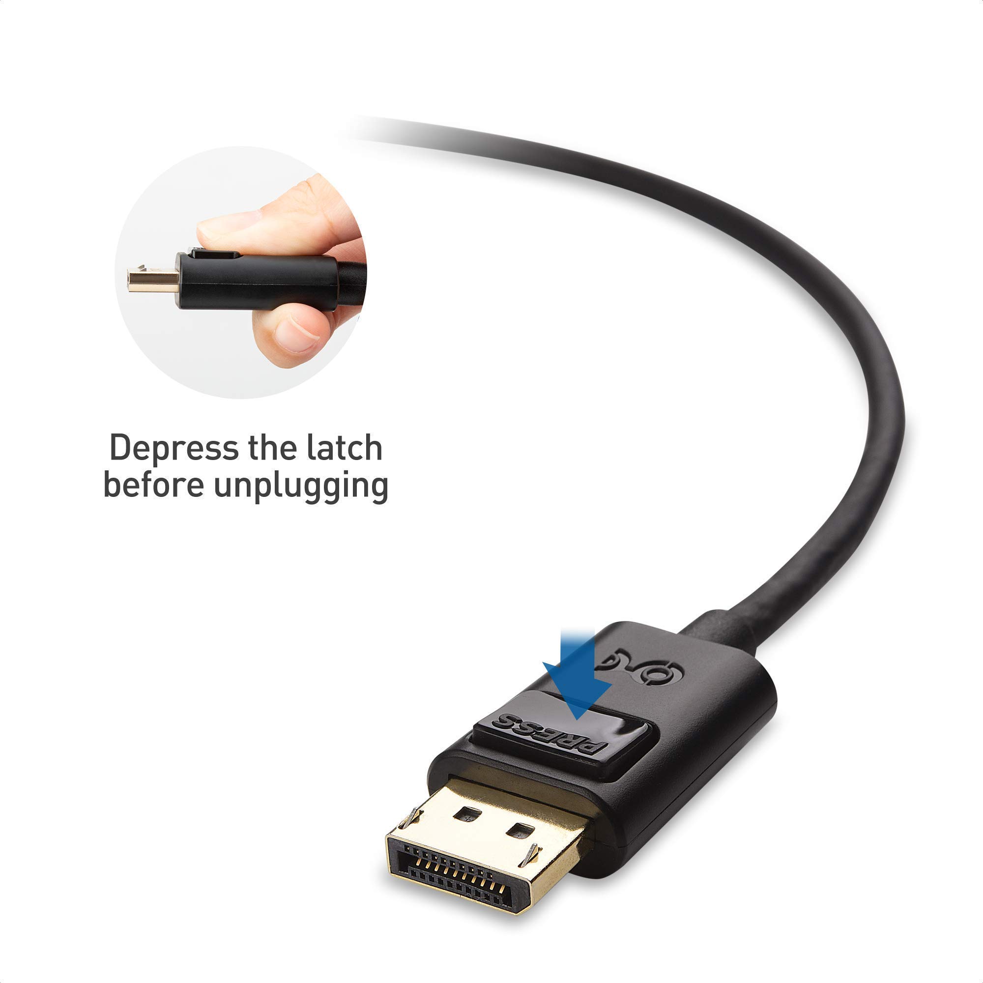 Premium USB C to DisplayPort Cable 8K 60Hz & USB C to HDMI Cable 4K 60Hz - 6ft Thunderbolt 3 Compatible for MacBook Pro, Dell XPS, Gaming Monitors & Home Theater Setup