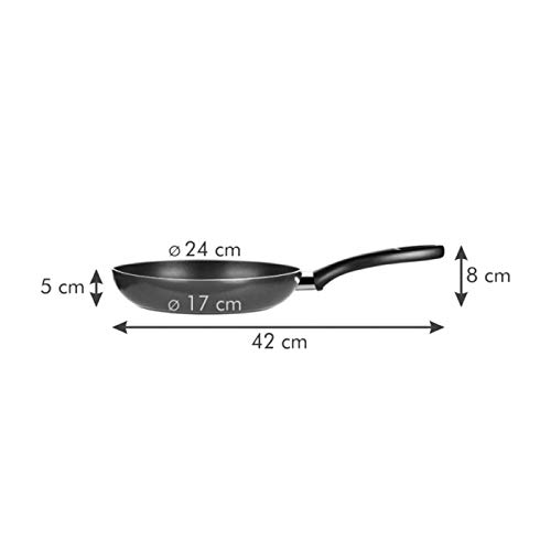 Tescoma Presto 24 cm Non-Stick Frying Pan - Premium Induction Compatible Skillet for Sauteing, Frying & Cooking - Perfect for Home Kitchen & Professional Use