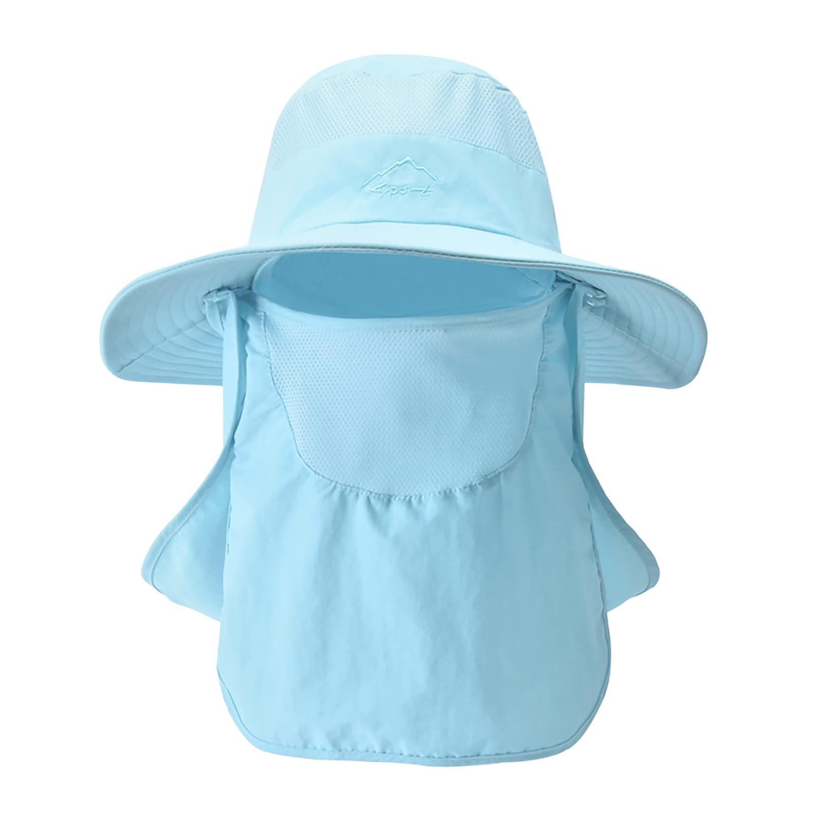 Women's Summer Ponytail Sun Hat - Wide Brim UV Protection Mesh Bucket Cap for Beach, Fishing, Gardening & Outdoor Activities | UPF 50+ Sun Protection for Women