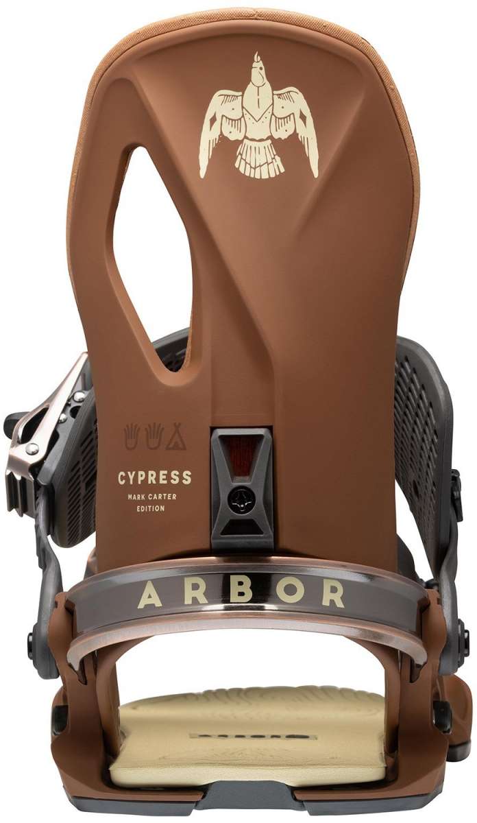 Arbor Cypress Snowboard Bindings 2023 - Premium Snowboard Bindings for All-Mountain Riding | Perfect for Freestyle, Powder & Park Performance