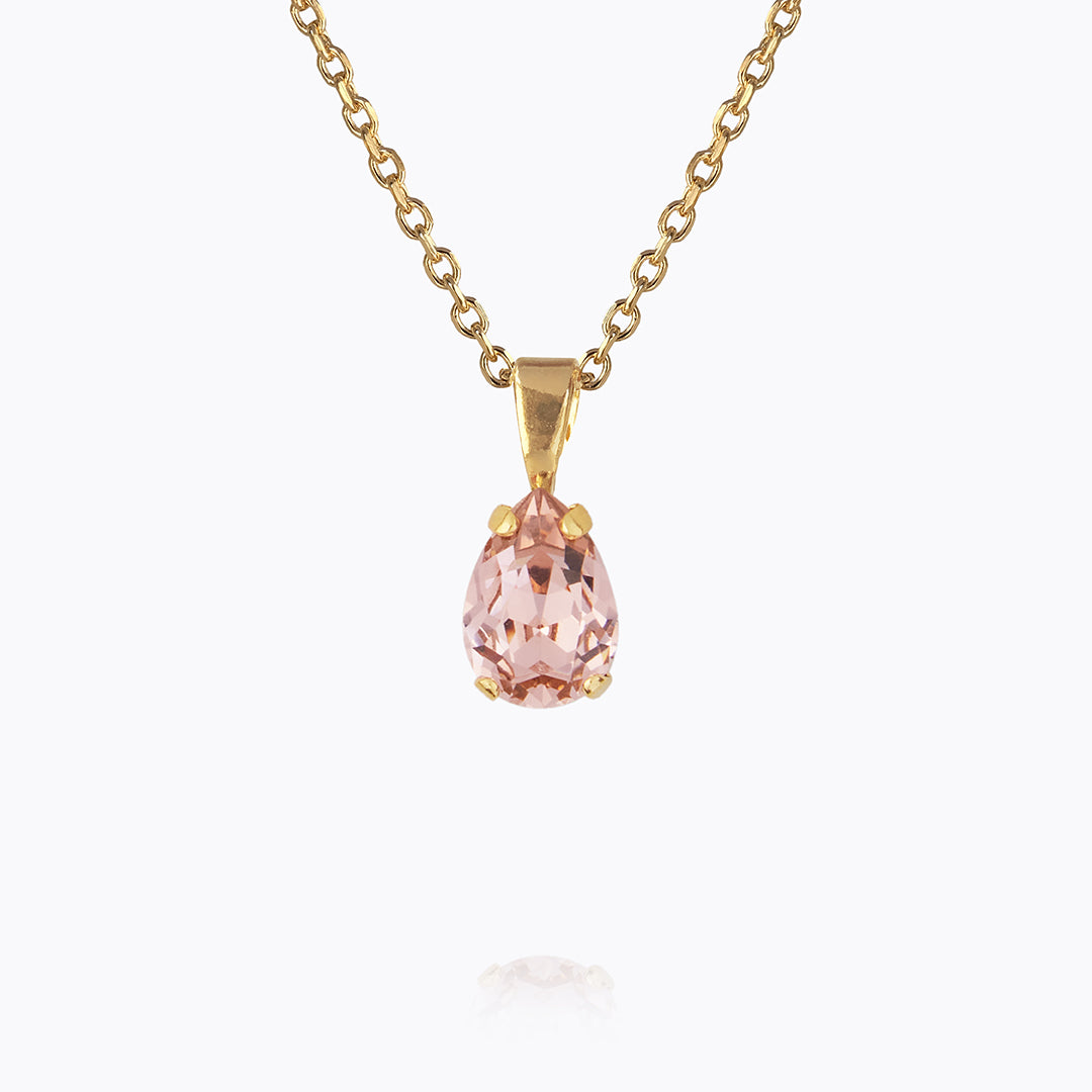 Elegant Petite Drop Necklace - Vintage Rose Gold Pendant for Women | Perfect for Weddings, Date Nights & Special Occasions