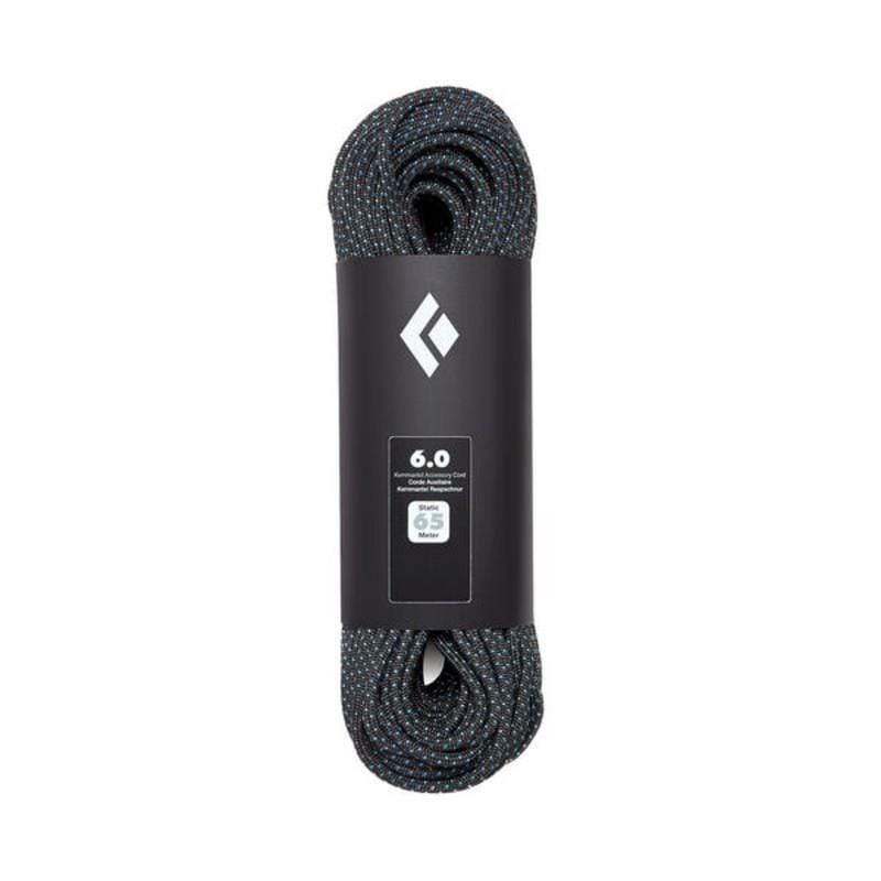 Black Diamond 8.0 Static Climbing Rope - High Strength, Low Stretch for Rock Climbing, Caving & Rescue Operations