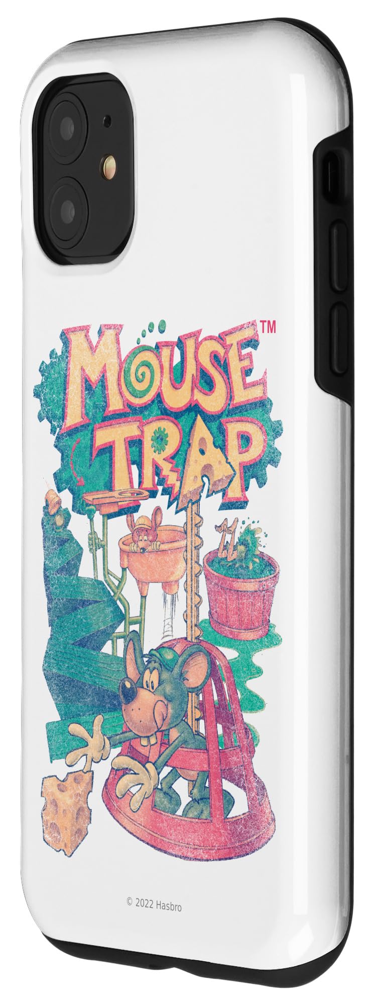 iPhone 11 Protective Case with Mouse Trap Design - Durable Shockproof Cover for Everyday Use, Outdoor Adventures & Tech Enthusiasts