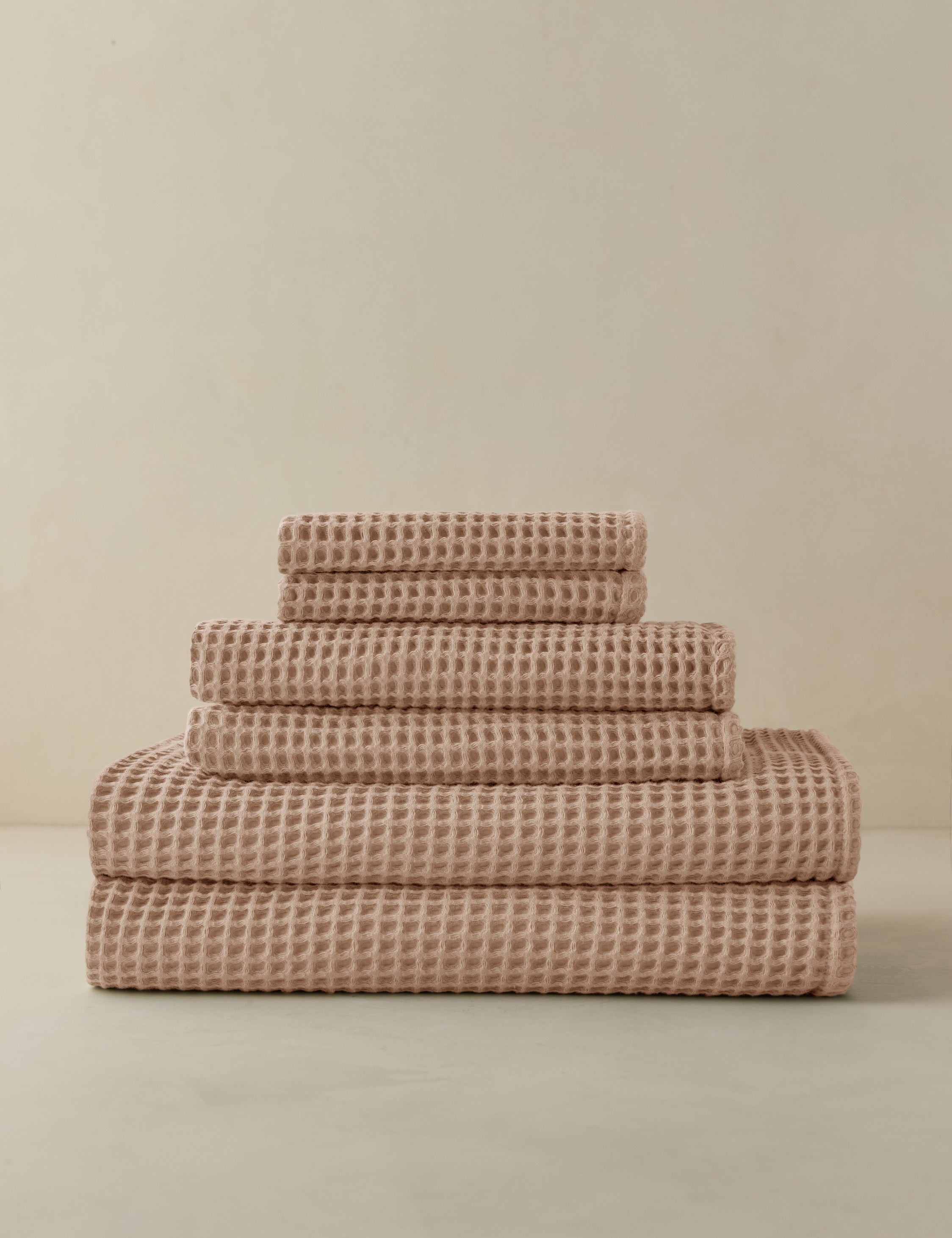 Bexley Organic Cotton Waffle Towel Set - Ultra Soft & Absorbent Bath & Beach Towels for Spa, Pool, Gym & Travel - Eco-Friendly Luxury Bath Towels (2-Pack)