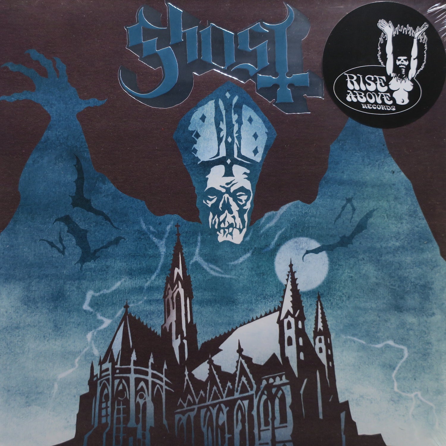 GHOST 'Opus Eponymous' Vinyl Record LP - Limited Edition Rosewood Colored Vinyl - Perfect for Music Collectors & Gothic Rock Fans - Great for Home Listening & Vinyl Collections
