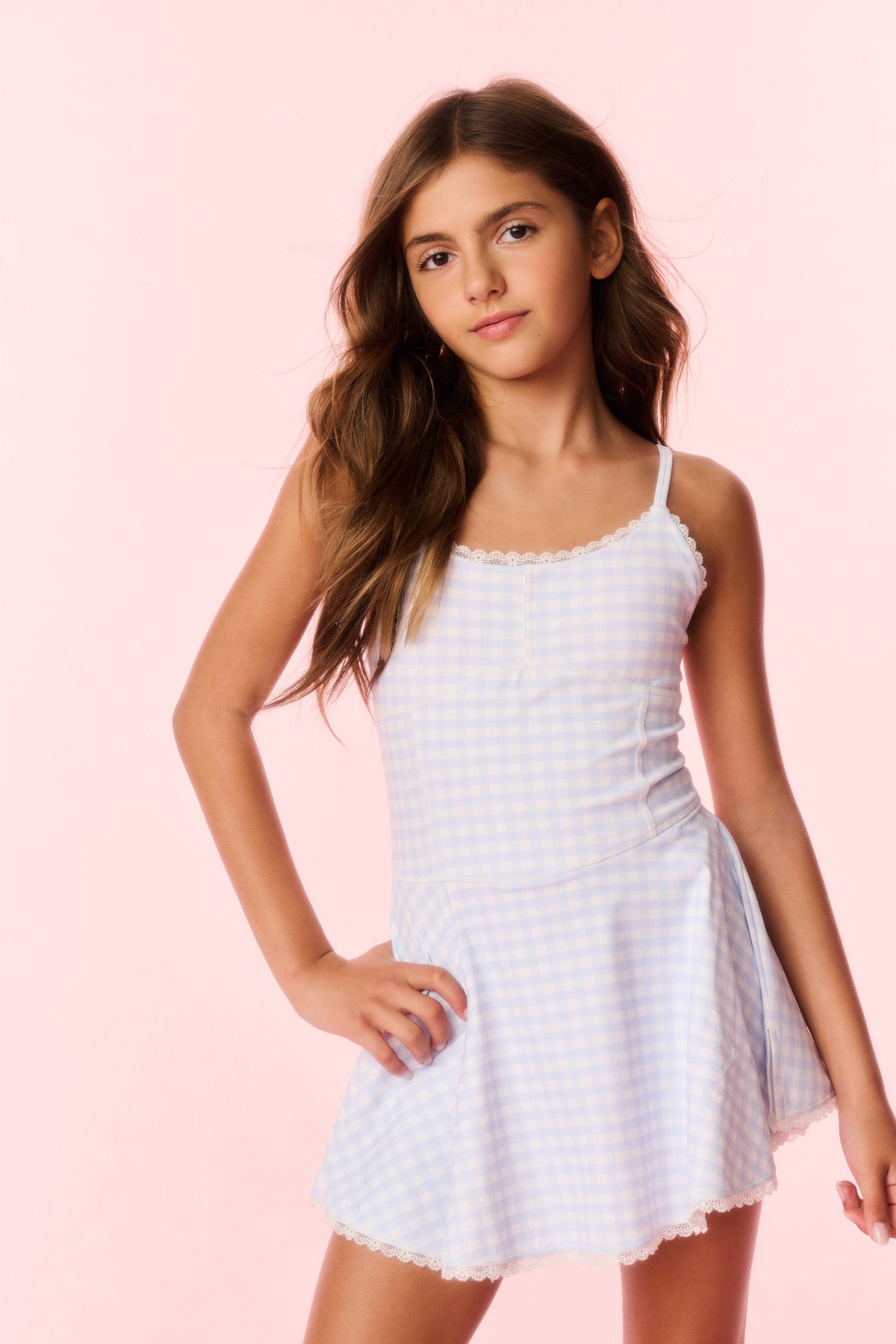 Girls Kishori Active Dress - Comfortable & Stylish Workout Outfit for Kids - Perfect for Yoga, Gym & Playtime