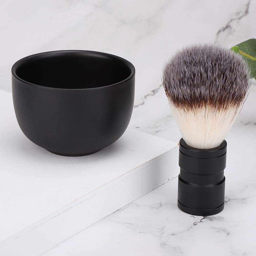 Premium Shaving Brush and Bowl Set for Men - Lightweight Shaving Cream Bowl & Badger Hair Shaving Brush - Perfect Gift for Husband, Father, Boyfriend - Ideal for Wet Shaving & Beard Care Routine