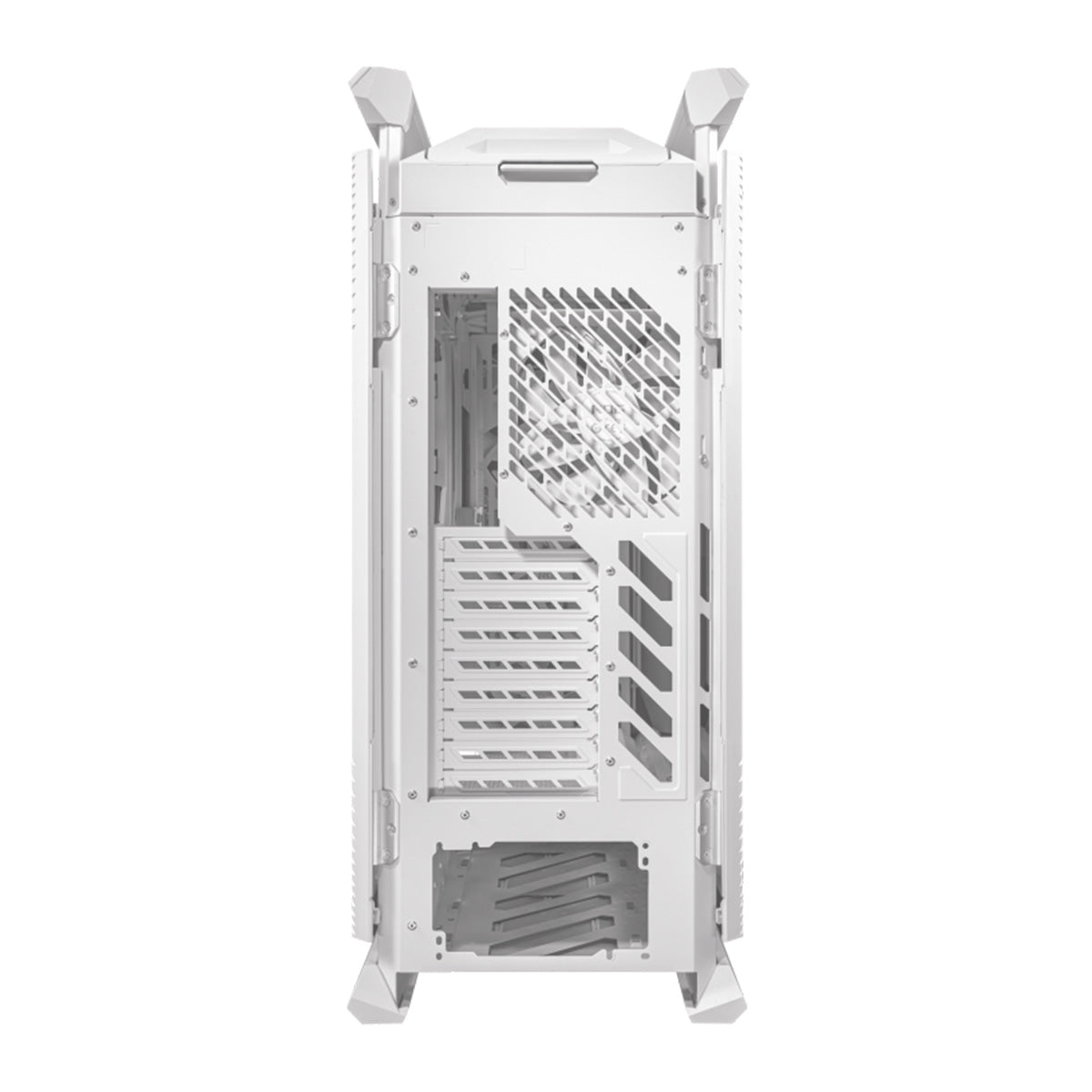 ASUS ROG HYPERION GR701 E-ATX Full Tower Gaming PC Case - White | High Airflow Design, Tempered Glass Side Panel | Perfect for Gaming Rigs & Workstation Builds