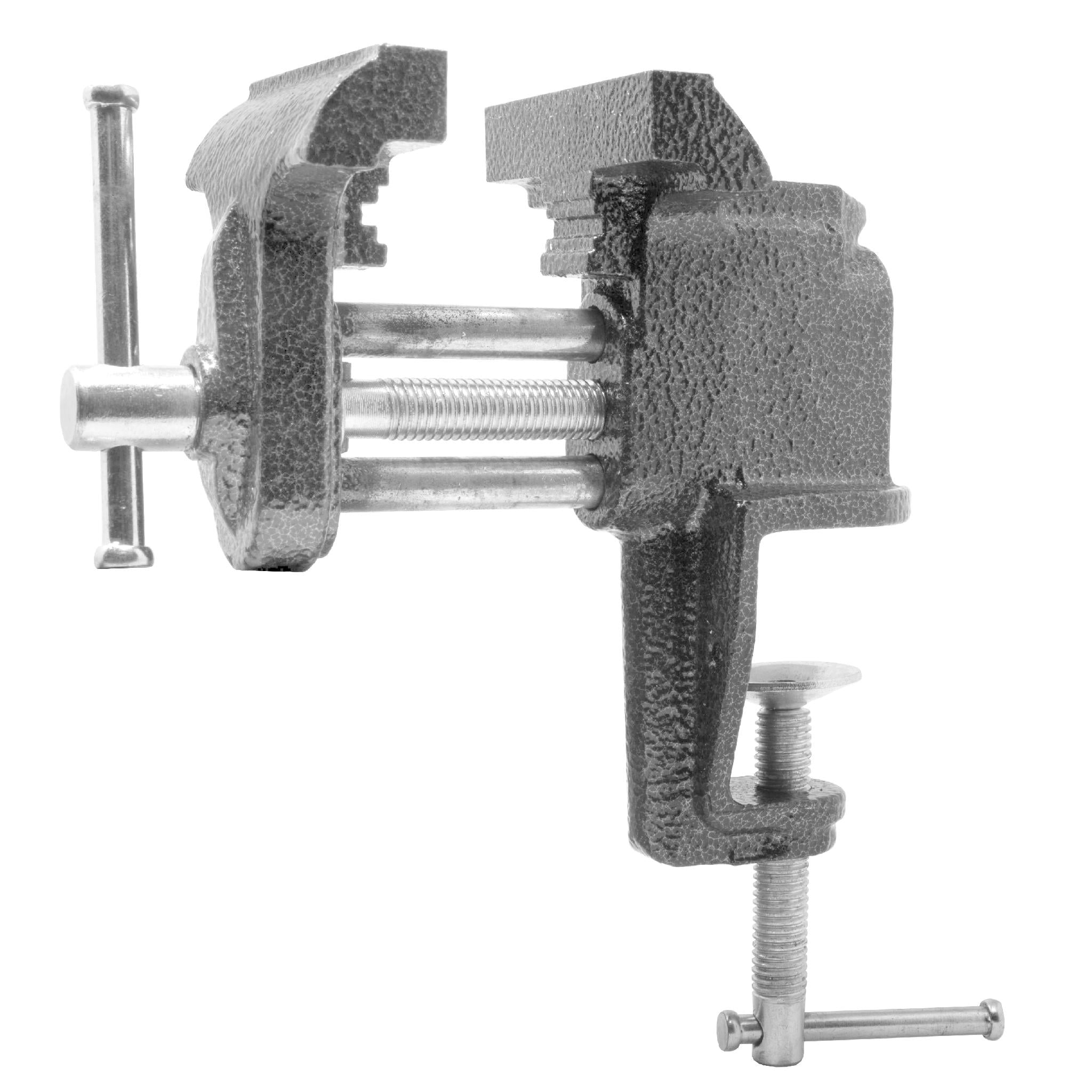 WEN HTV301 3 Inch Heavy Duty Cast Iron Bench Vise - Secure Workholding for Woodworking, Metalworking & DIY Projects in Home Workshop or Garage