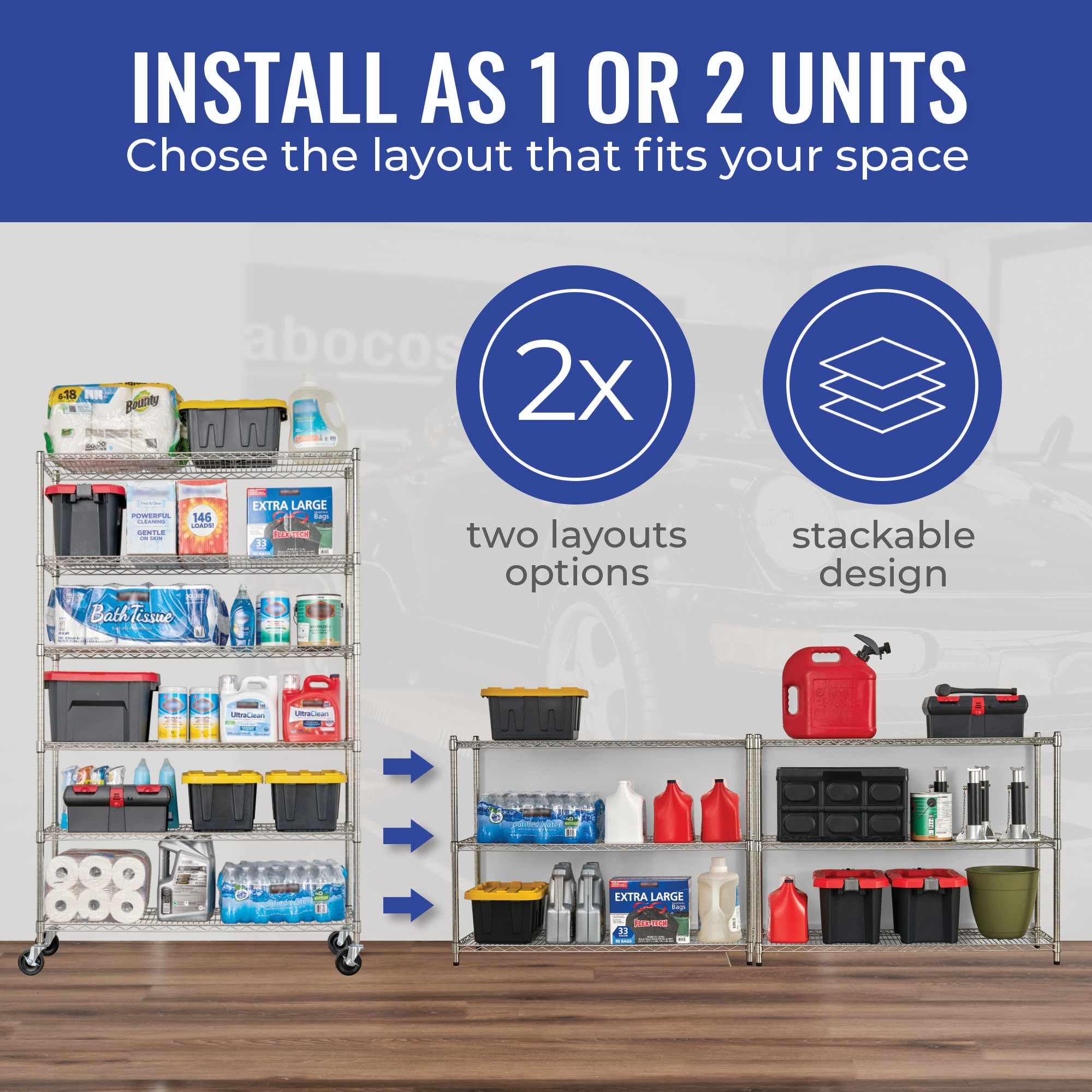 5-Tier Heavy Duty Wire Shelving Unit 14