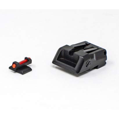 Kimber Adjustable Sight Set with Red Fiber Optic - Black Target Sights for Enhanced Accuracy | Perfect for Pistol Shooting, Hunting & Range Practice