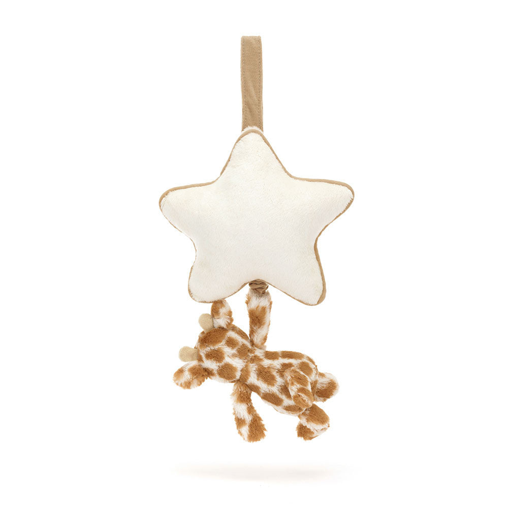 Eco-Friendly Bashful Giraffe Musical Pull Toy for Babies - Made from Recycled Fibers | Perfect for Nursery Playtime and Early Childhood Development