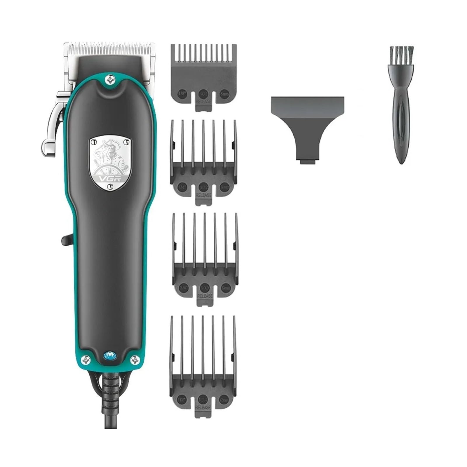 Professional Electric Hair Clipper for Men - Adjustable Wired Razor Trimmer with Storage Box | Home Barbering, DIY Haircuts & Grooming Kit