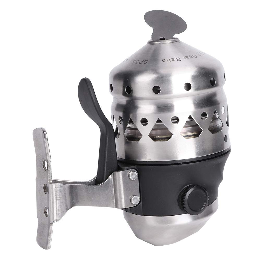 HERCHR Fishing Reel with Hand Brake - High Performance Baitcasting Reel for Lure Fishing, Rock Fishing & Archery Shooting | Durable Fishing Line Wheel Accessory for Saltwater & Freshwater Angling