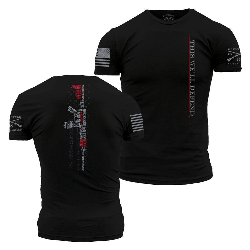 2nd Amendment Patriotic T-Shirt for Men & Women - Black - Perfect for Gun Rights Supporters & Political Rallies