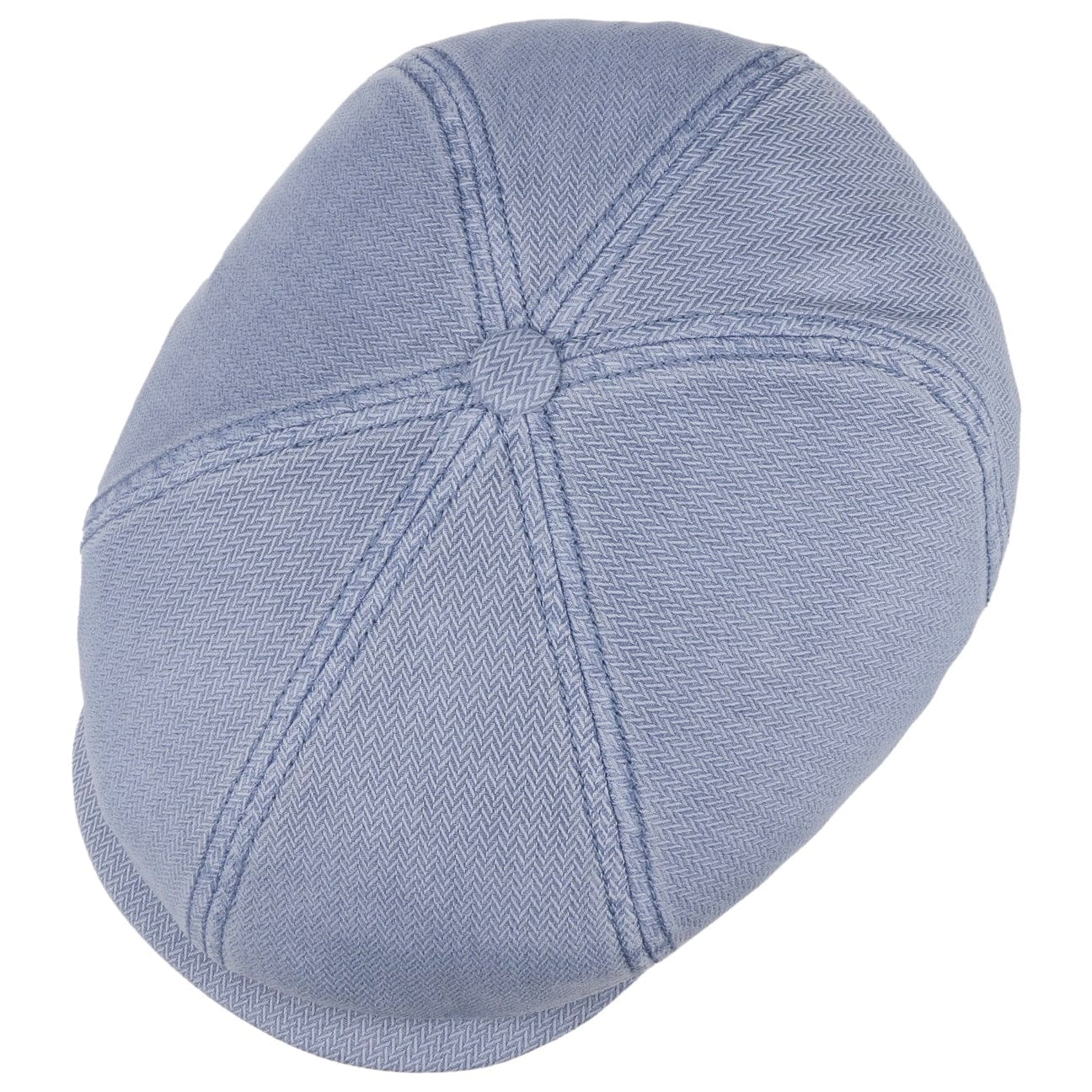 Stetson 6-Panel Cotton Flat Cap for Men - Breathable & Lightweight Summer Hat for Outdoor Festivals, Hiking, and Casual Wear