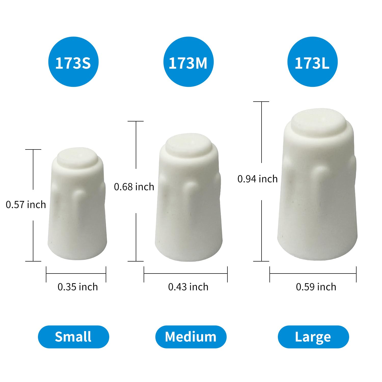Dicio 50-Pack Ceramic Wire Connectors - Medium Heat Resistant Porcelain Wire Nuts for Electrical Wiring (22-10 AWG) - Ideal for Ovens, Appliances & High-Temperature Electrical Connections