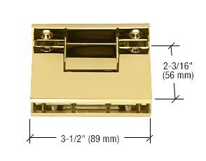 CRL C.R. Laurence Polished Brass Geneva 3-Point Adjustable Square Style Transom Clamp - Premium Hardware for Windows & Doors Installation - Perfect for Home Renovation and Commercial Construction Projects