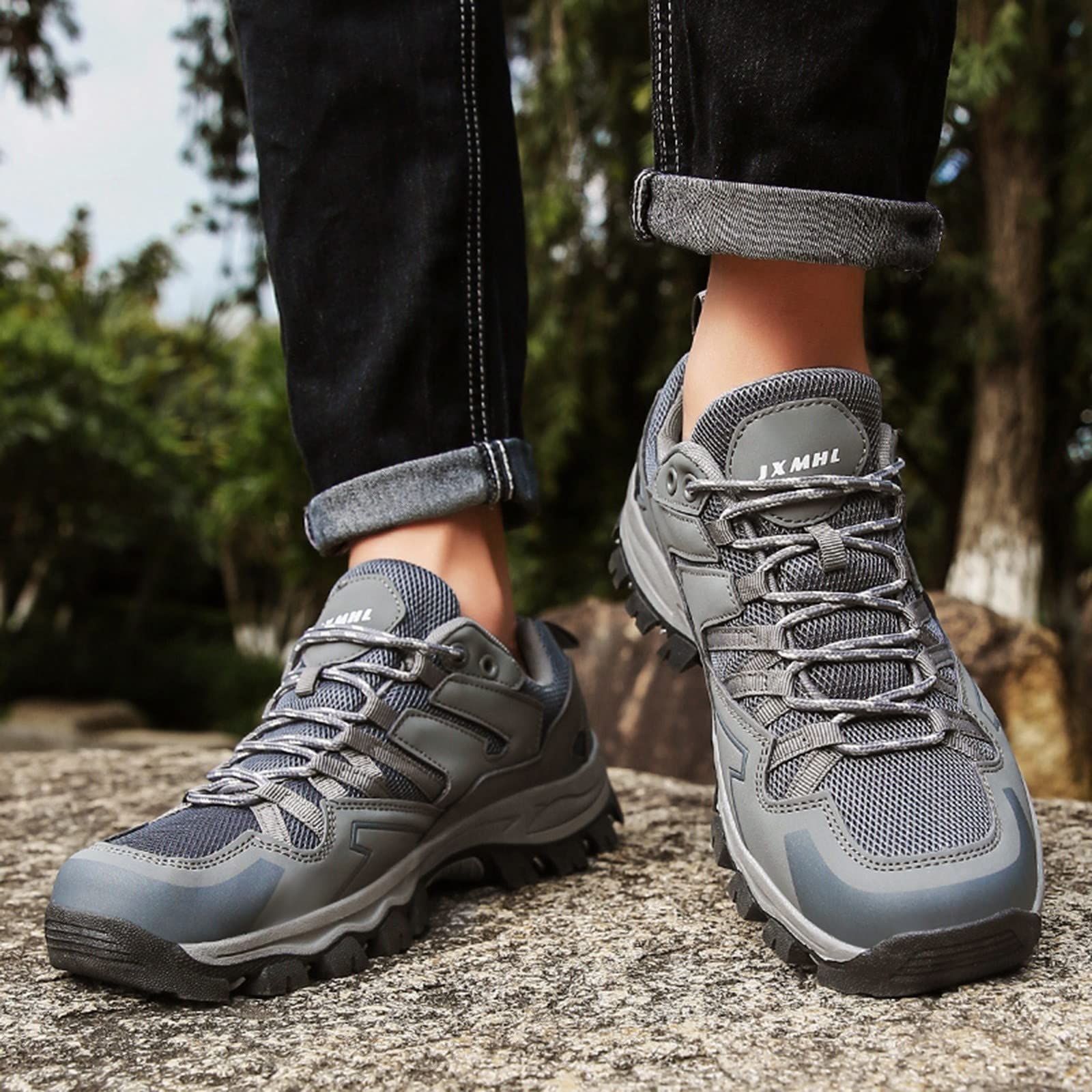 **Women's Breathable Lightweight Trekking Shoes - Non-Slip Hiking Boots for Outdoor Camping & Mountain Trails | Wide Fit Comfortable Walking Trainers**    *(Perfect for Hiking, Camping, Backpacking & Outdoor Adventures)*