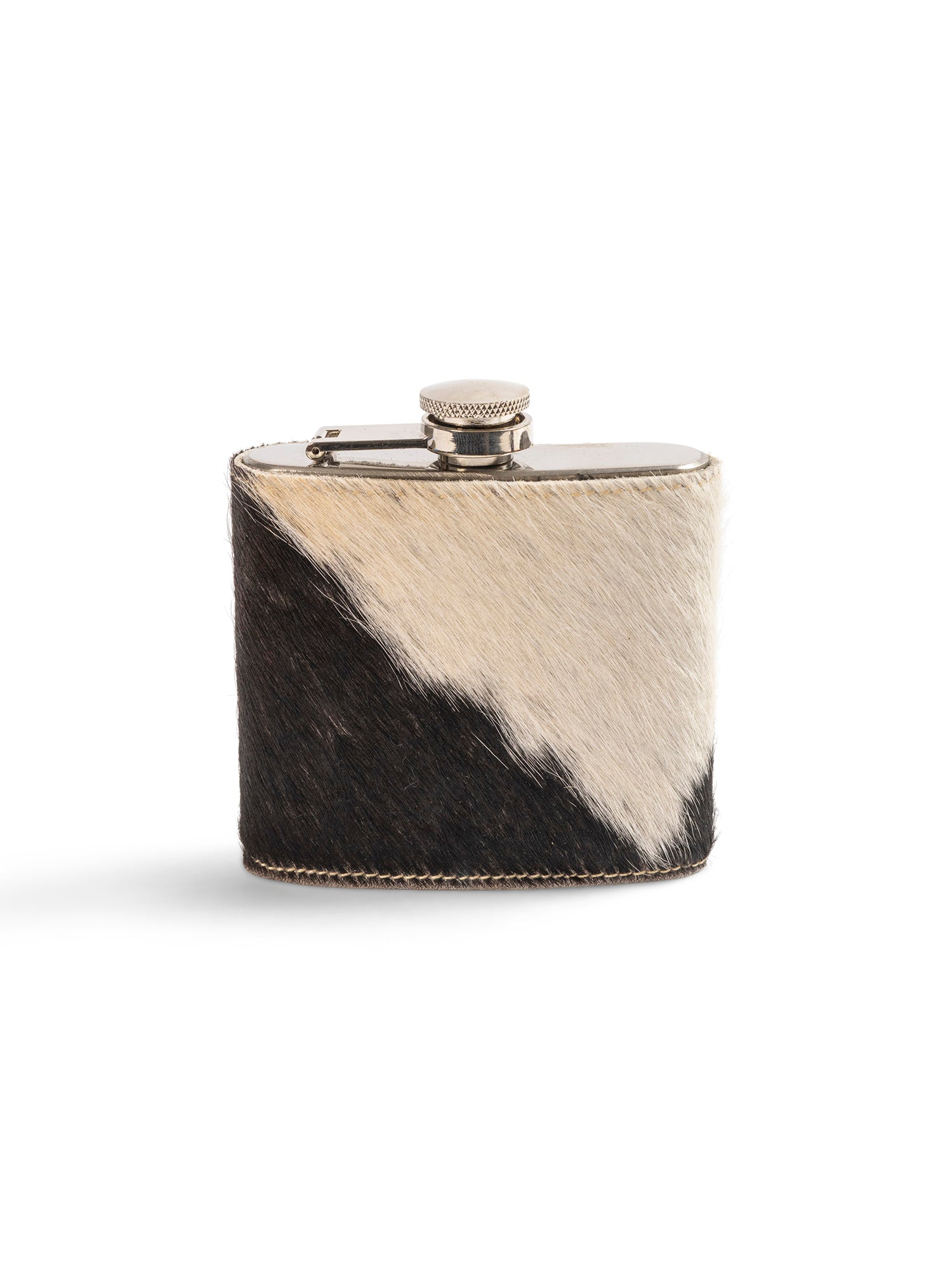 Premium Genuine Cowhide Leather Flask 940 0089 - Elegant Whiskey Liquor Flask for Outdoor Adventures, Camping & Gifts