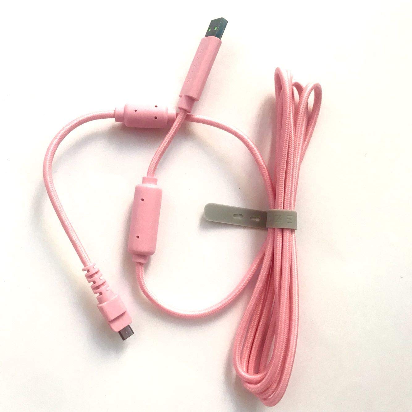 Premium USB Charging Cable for Razer Raiju PS4 & Xbox One Controllers - 6ft Fast Charging Pink Cord - Perfect for Gaming Sessions & Controller Charging
