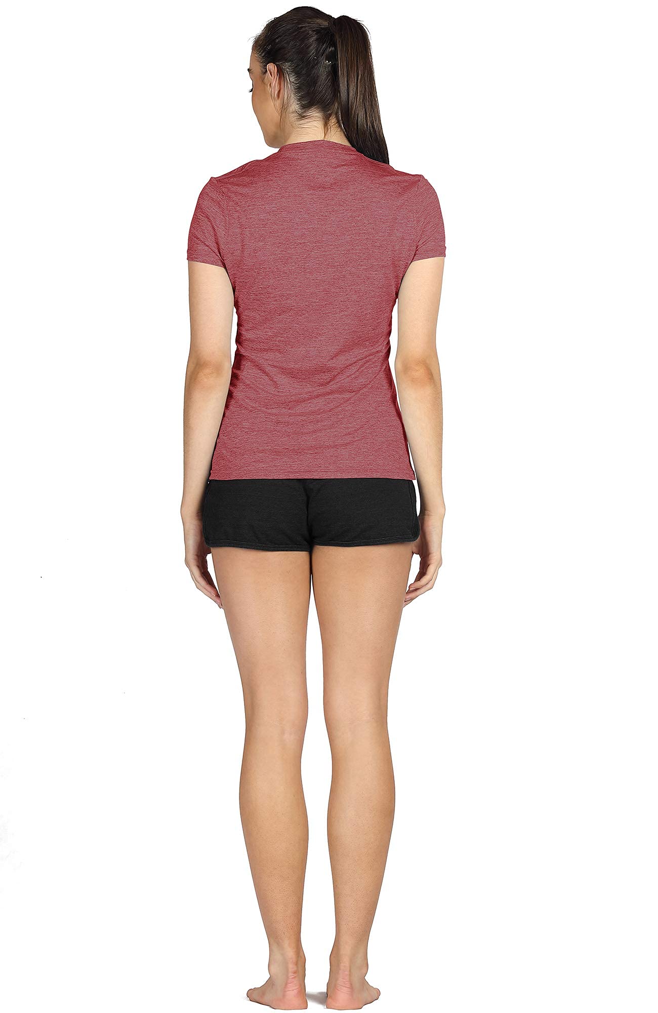 Icyzone Women's Workout Running T-Shirts - Breathable Fitness Athletic Yoga Tops for Gym, Exercise & Sports (3-Pack) | Perfect for Running, Yoga, Gym Training & Active Lifestyle