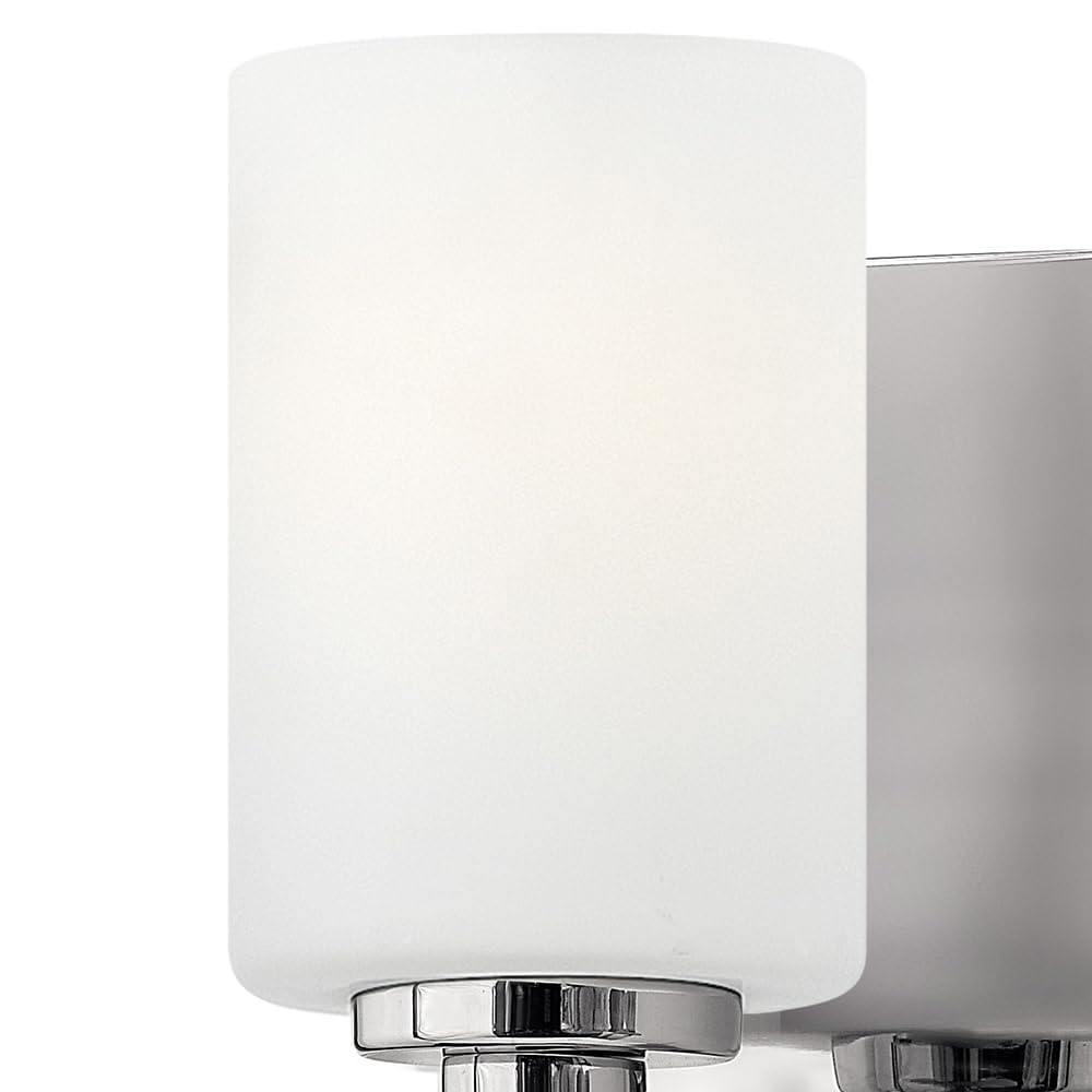 Hinkley Karlie Collection Transitional One Light Bathroom Vanity Fixture in Chrome - Perfect for Modern Bathroom Decor and Vanity Lighting