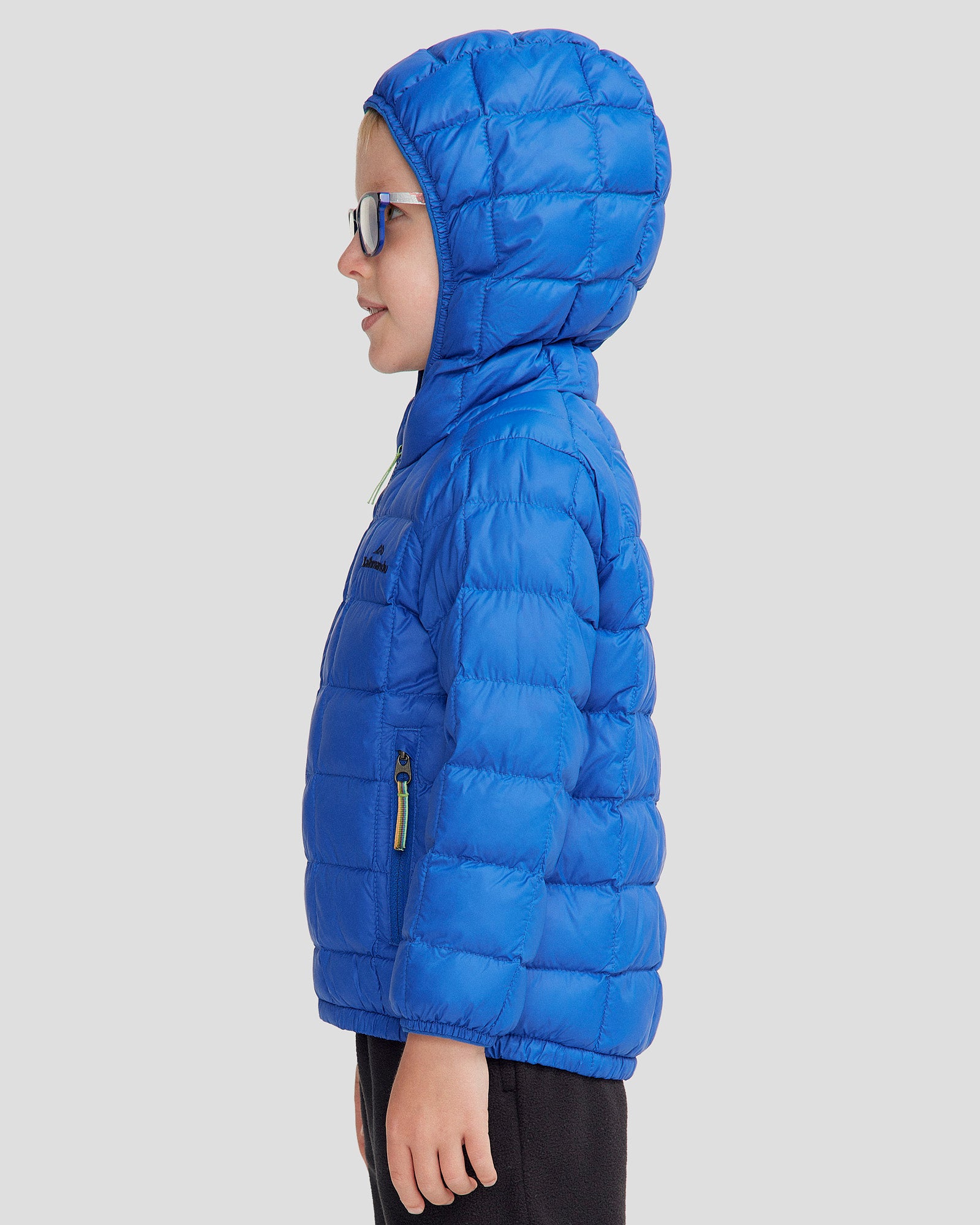 Kids' Helicopter Print Insulated Hooded Jacket - Warm Winter Coat for Boys & Girls, Peak Blue - Perfect for Outdoor Play, School & Cold Weather Activities