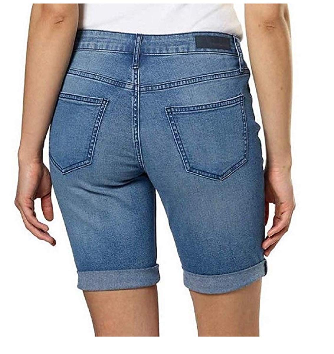 Calvin Klein Jeans Women's Denim City Shorts - High Waisted Stretch Denim Shorts for Women | Perfect for Summer, Casual Outfits & Street Style Fashion
