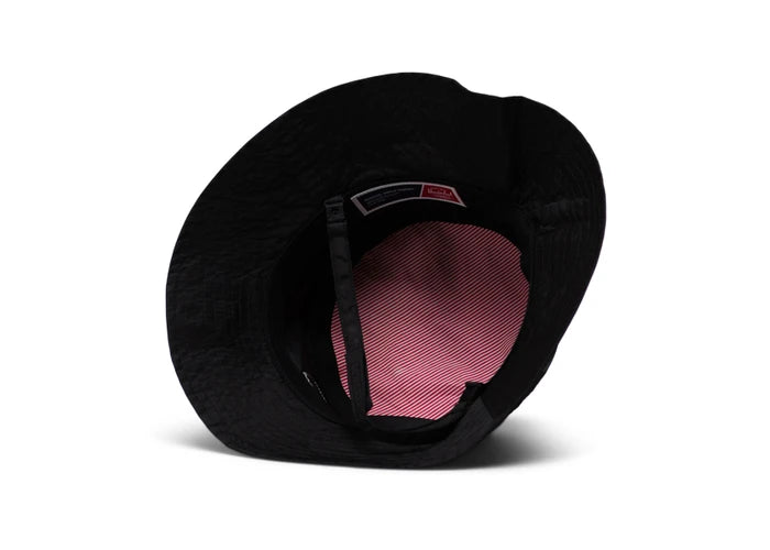 Herschel Black Beach Bucket Hat for Men & Women - UPF 50+ Sun Protection, Adjustable Chin Strap - Perfect for Beach, Hiking, Travel & Outdoor Activities