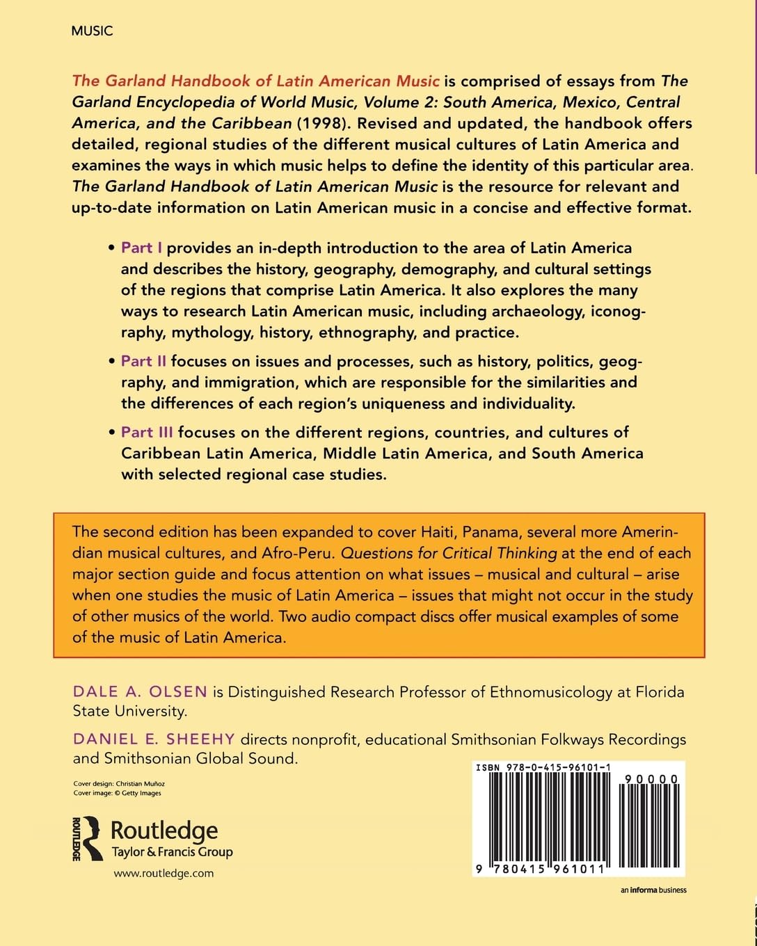 The Garland Handbook of Latin American Music - Comprehensive Guide to World Music Traditions | Perfect for Ethnomusicology Students & Cultural Researchers