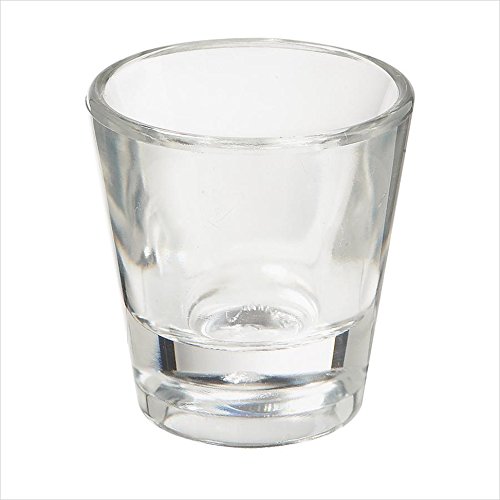 24-Pack Clear SAN Plastic Shot Glasses - 0.88 oz (1.88