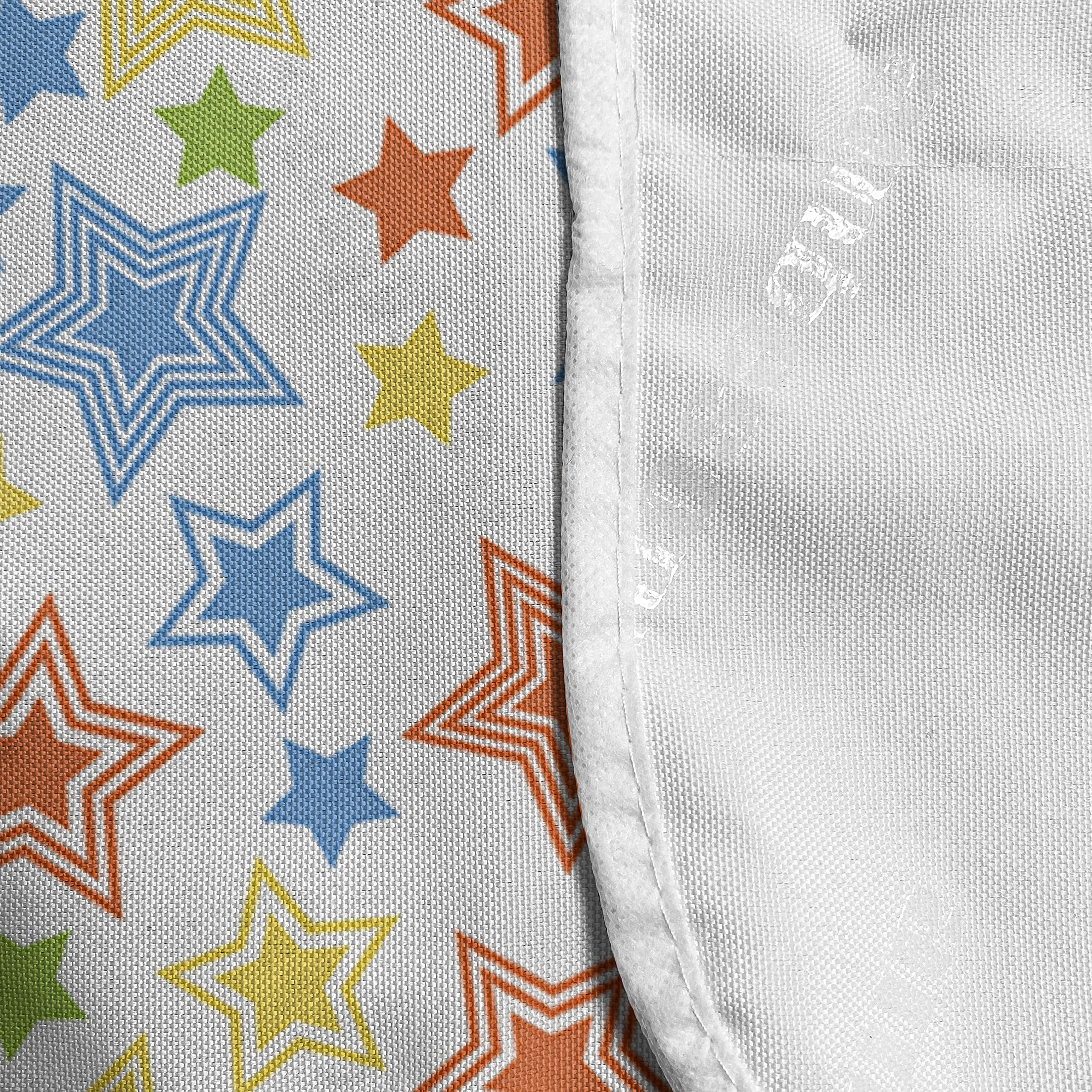 Ambesonne Waterproof Microwave Cover with Pockets - Colorful Star Pattern Kitchen Organizer, 36