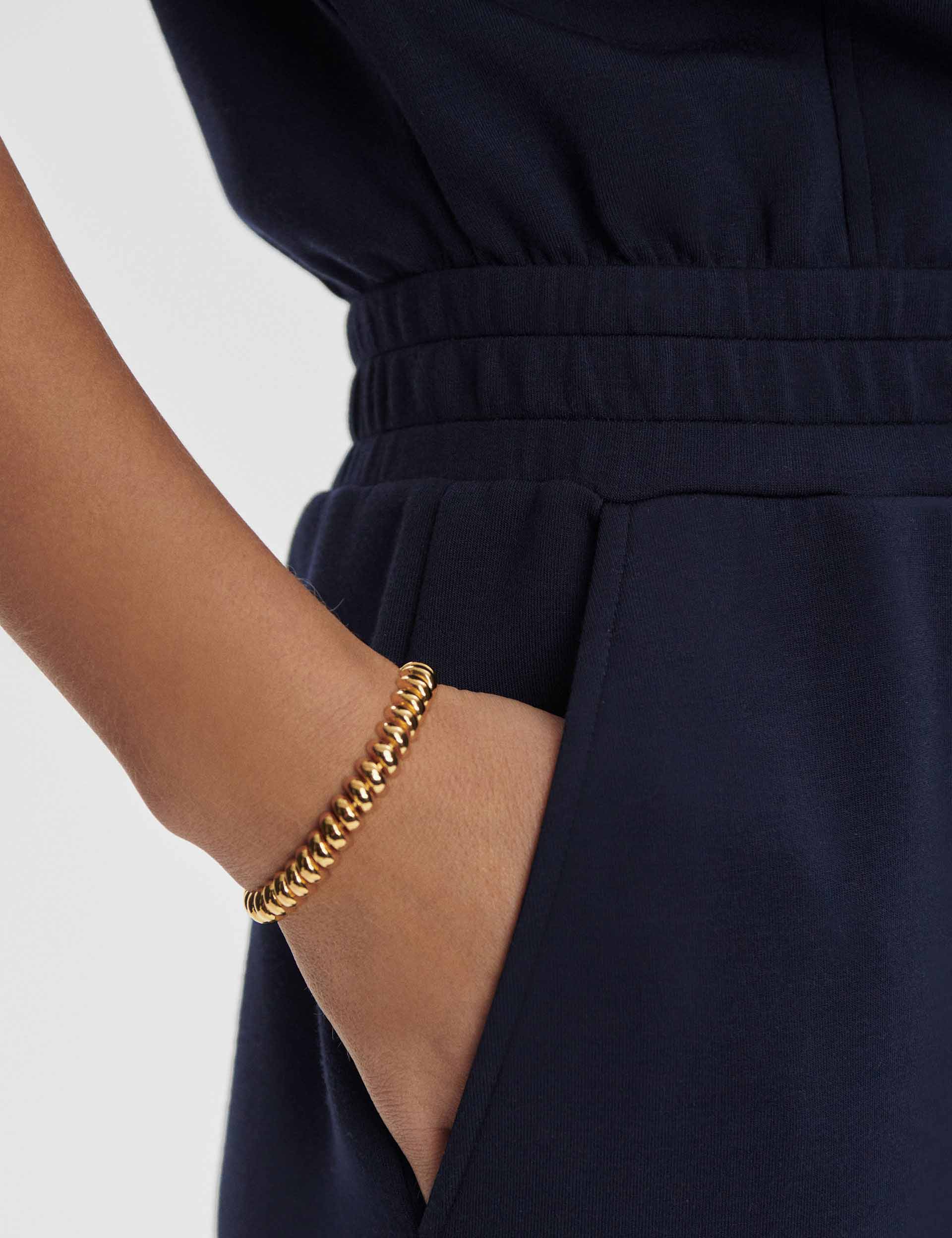 Monica Women's Navy Blue Jumpsuit - Stylish One Piece Romper for Casual Outings, Parties & Summer Wear