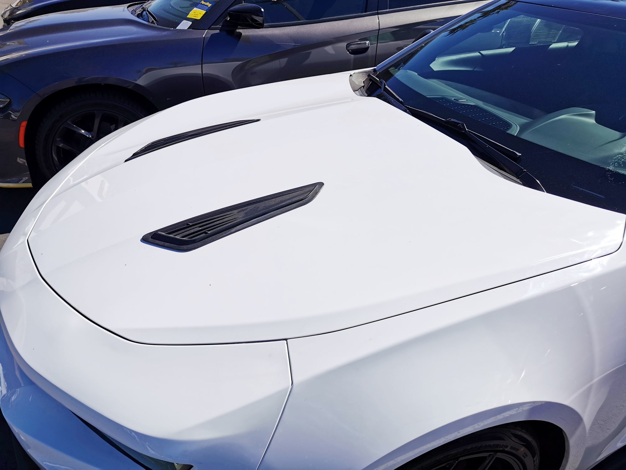 Gloss Black Hood Air Vent Style Decoration Trims for 2016-2023 Chevy Camaro - Upgrade Your Car's Style & Performance