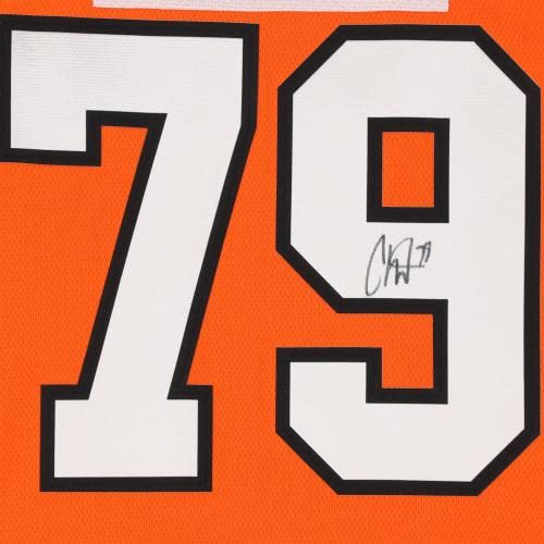Carter Hart Philadelphia Flyers Autographed Orange Breakaway Jersey - Official NHL Signed Hockey Jersey for Fans, Collectors & Game Day Wear