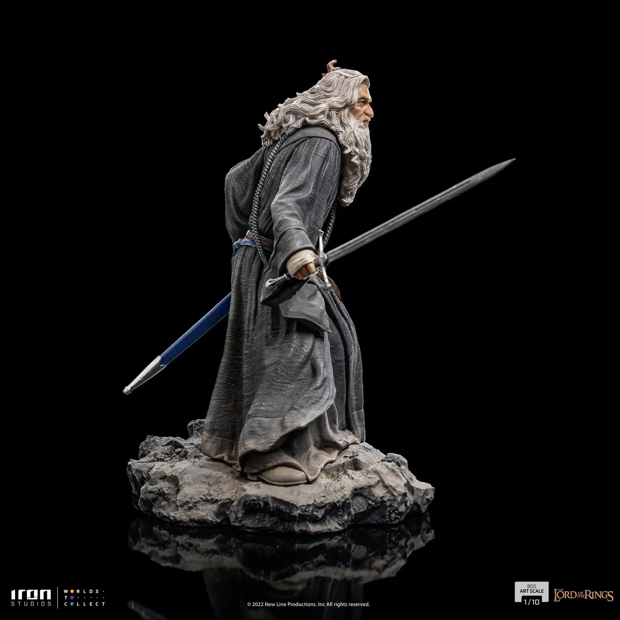 Iron Studios The Lord of The Rings Gandalf BDS Art Scale 1/10 Statue - Premium Collectible Figure for Display & Home Decor