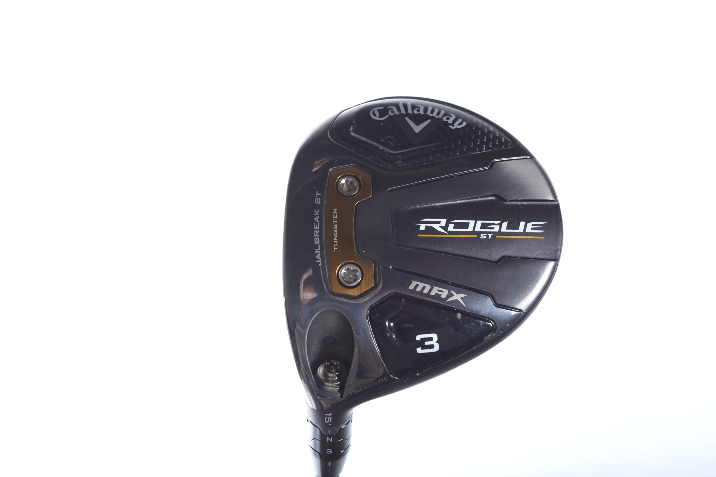 Used Callaway Rogue ST MAX 3 Wood Left Handed 15° Regular Flex Golf Club - Perfect for Left-Handed Golfers Seeking Distance & Forgiveness on the Fairway