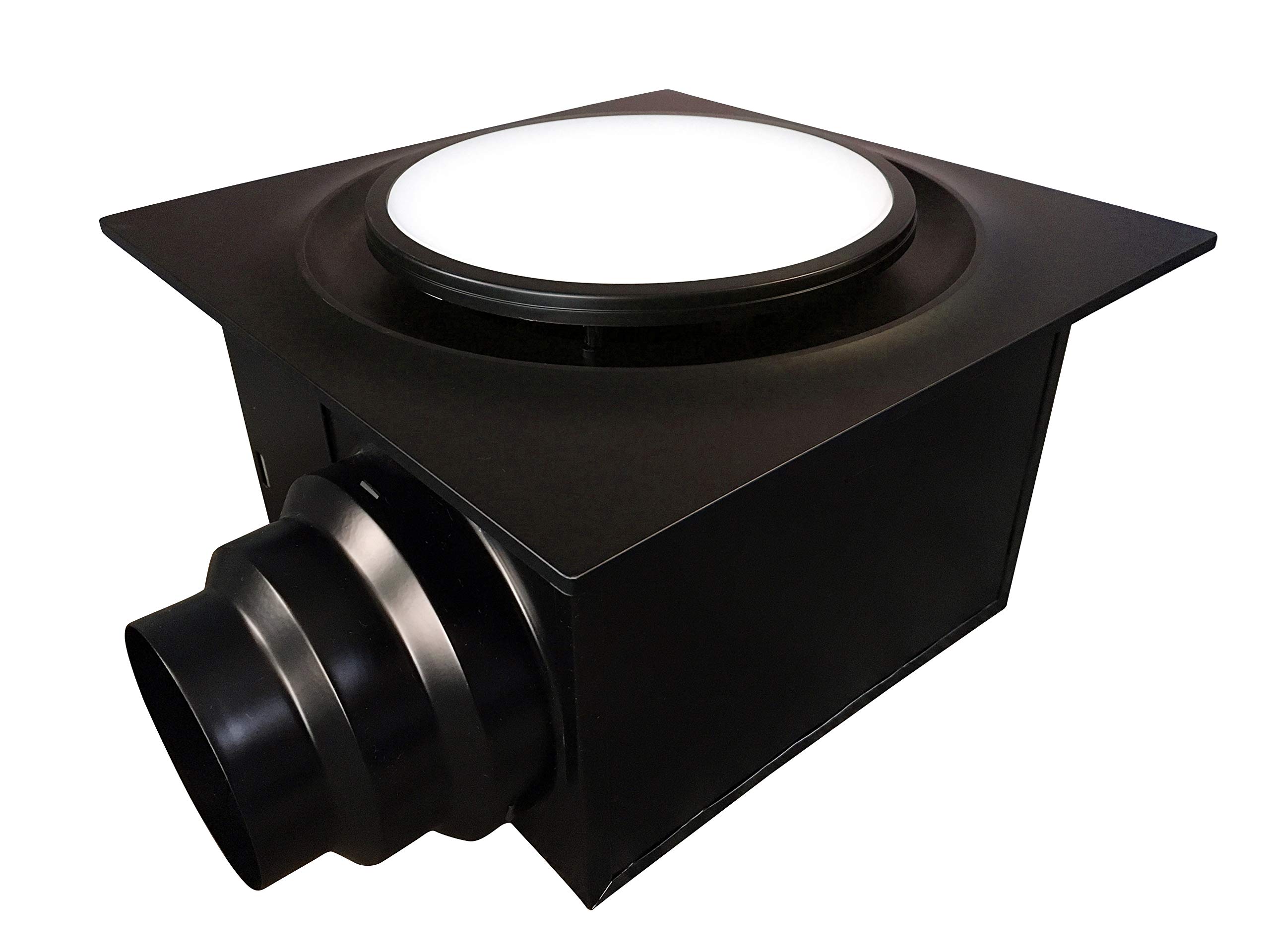 Aero Pure ABF110L6 110 CFM Ceiling Mount Bathroom Exhaust Fan with LED Light/Nightlight - Energy Star Certified, Oil Rubbed Bronze Finish - Ultra Quiet Ventilation for Home, Office & Commercial Use