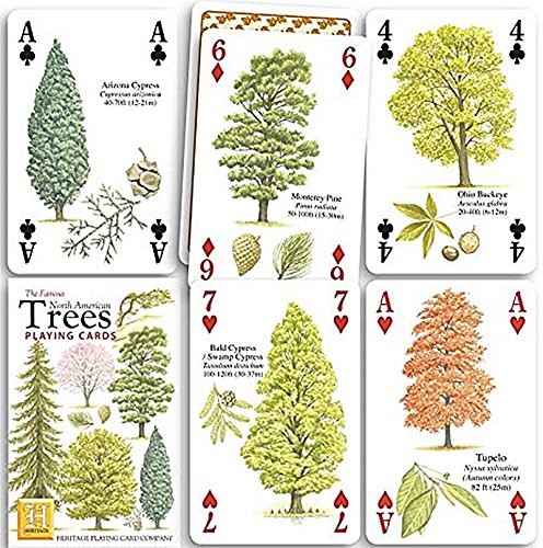 Premium North American Trees Playing Cards - 52 Unique Tree-Themed Deck for Poker, Magic Tricks & Collectors | Perfect for Game Nights, Gifts & Outdoor Enthusiasts