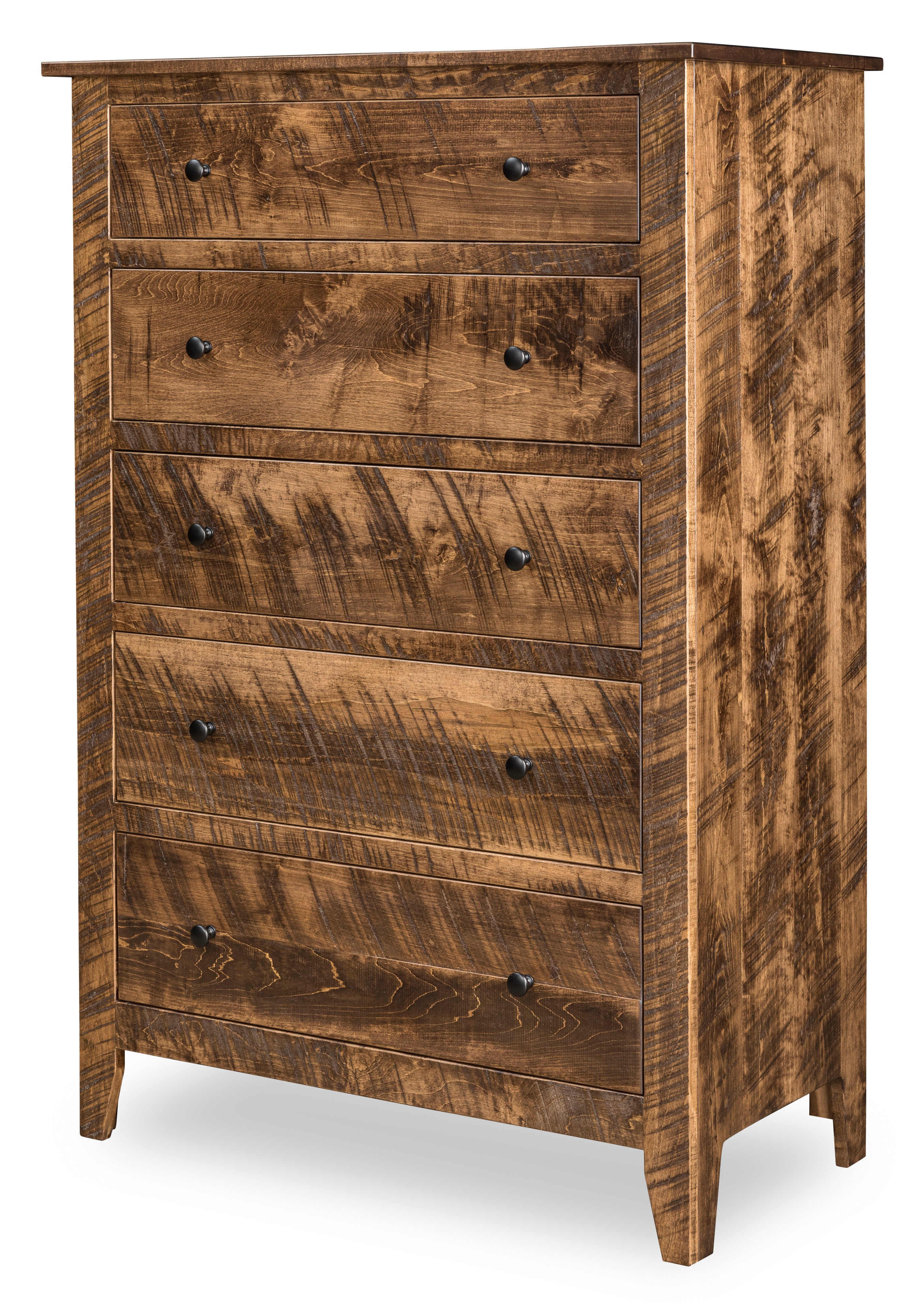 Livingston Tall Chest - 5-Drawer Wooden Dresser for Bedroom Storage | Organize Clothes, Linens & Accessories | Perfect for Master Bedroom, Guest Room & Dorm