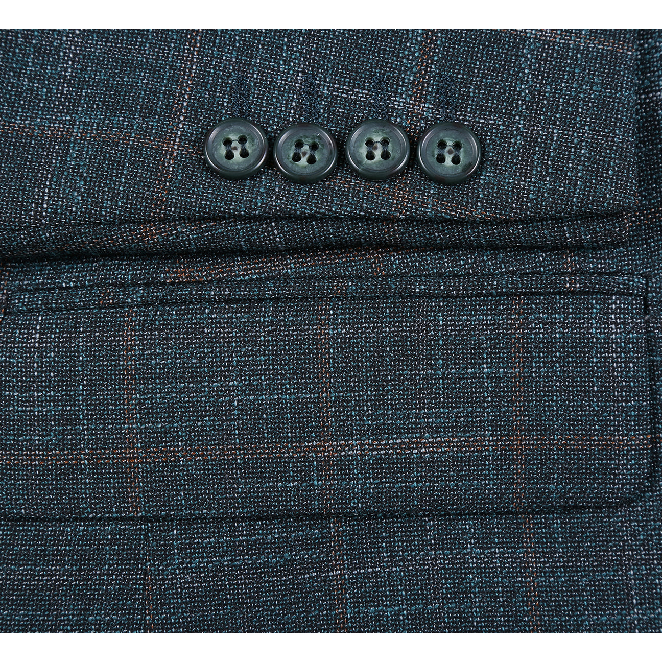Alessandro Vitello by Renoir New Slim Fit Blazer - Green 294 48 | Men's Fashion Blazer for Business, Office & Formal Events