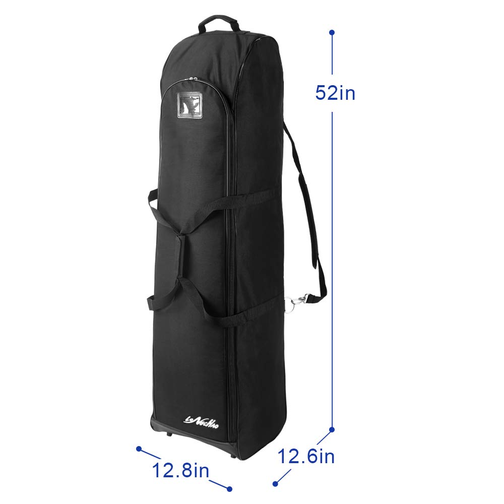 Hard Golf Travel Bag with 600D PVC Cover - Durable Portable Golf Club Case for Airline Travel & Storage | Perfect for Golfers on the Go