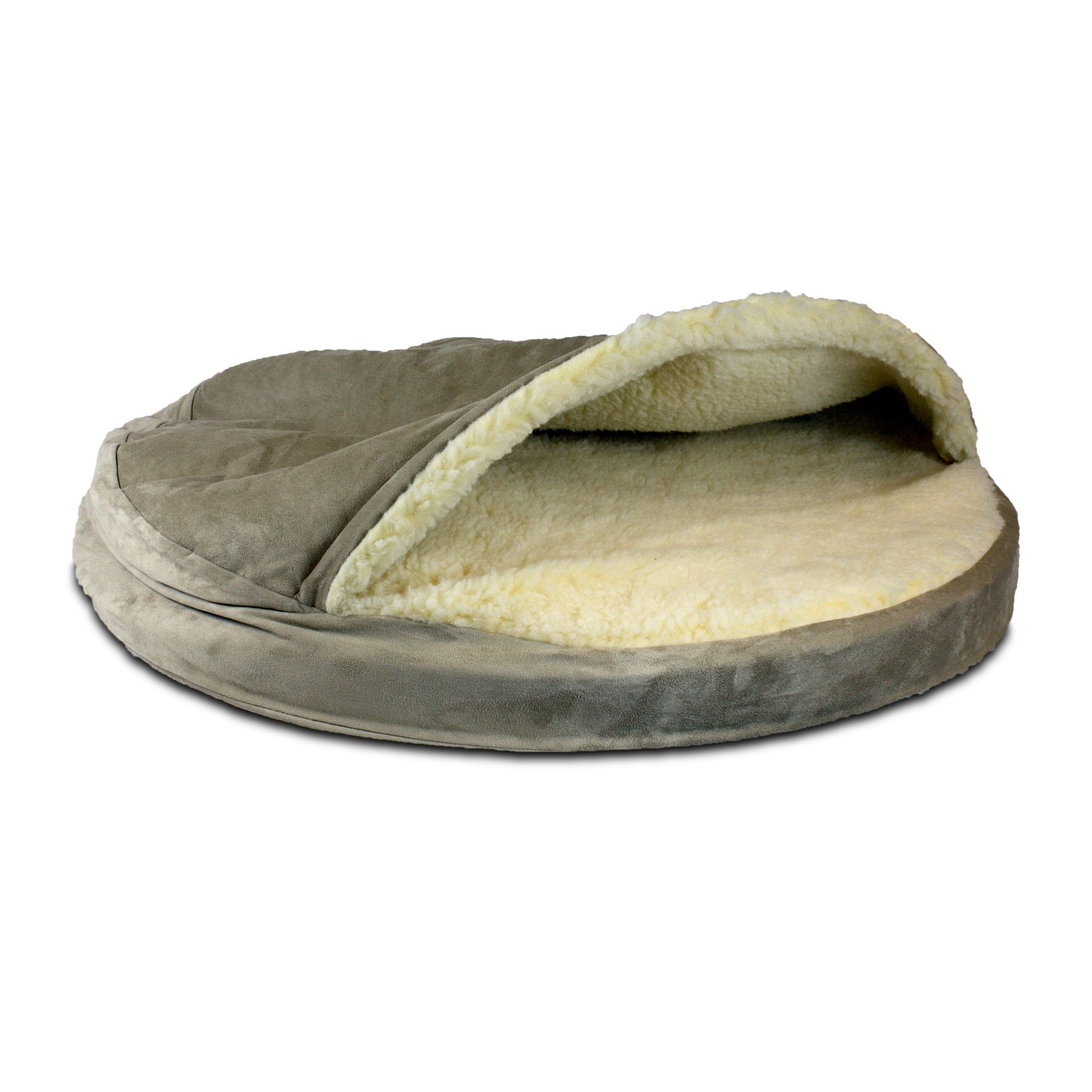 Snoozer Luxury Orthopedic Cozy Cave Pet Bed for Small Dogs & Cats - Soft Buckskin Design - Perfect for Indoor Comfort & Joint Support